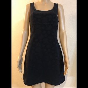 Black Daisy Mini Dress